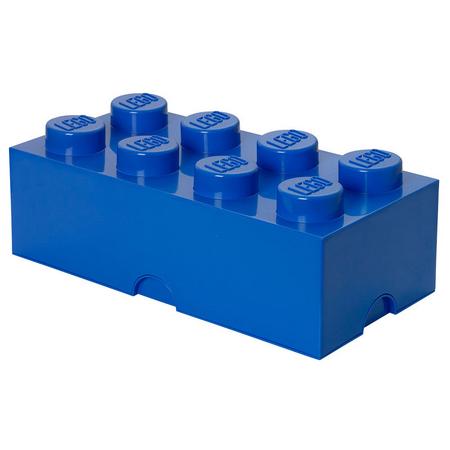 LEGO Opbergbox Brick 8 Blauw