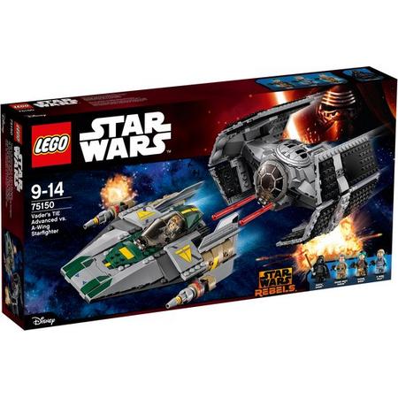 LEGO Star Wars Darth Vaders TIE Advanced vs. A-Win Starfighter - 75150