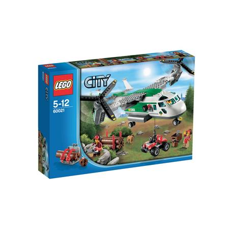 Lego City Hefschroef Vrachtvliegtuig 60021