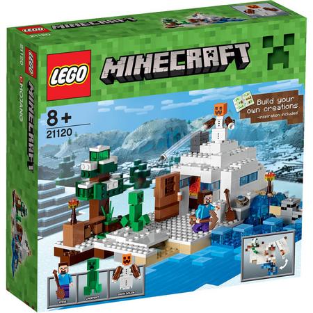 LEGO Minecraft De Sneeuwschuilplaats 21120