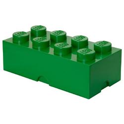 LEGO Opbergbox Brick 8 Donkergroen