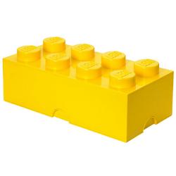 LEGO Opbergbox Brick 8 Geel