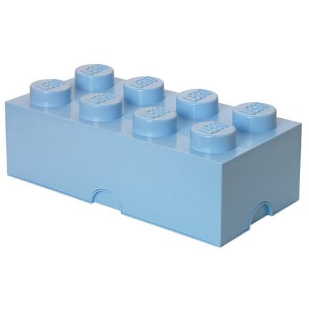 LEGO Opbergbox Brick 8 Lichtblauw