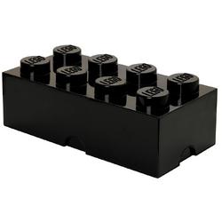 LEGO Opbergbox Brick 8 Zwart