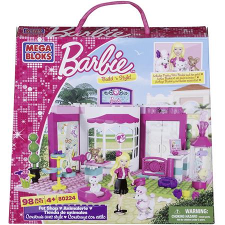 Mega Bloks Barbie Dierenwinkel