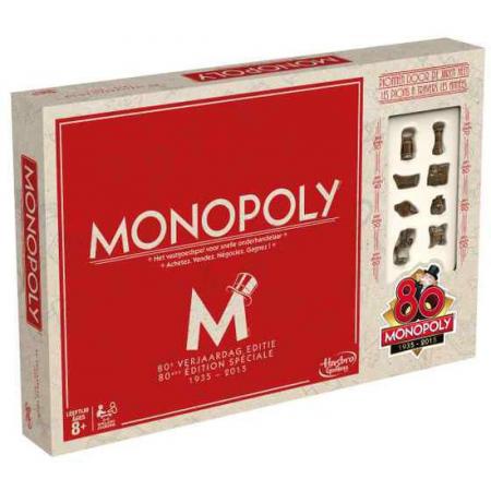 Monopoly 80ste Verjaardagseditie België - Bordspel
