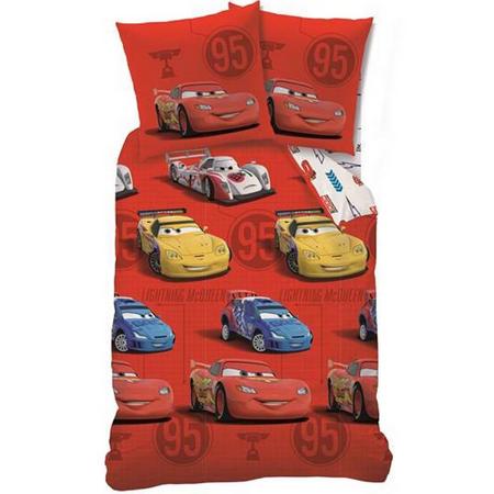 Disney Cars Dekbedovertrek Sponsor Rouge microbibre 140x200cm - polyester