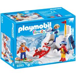 9283 PLAYMOBIL Family Fun Sneeuwballengevecht 
