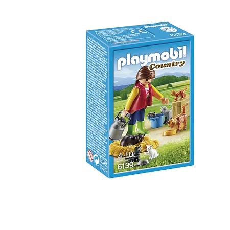 Playmobil - kattenfamilie - 6139
