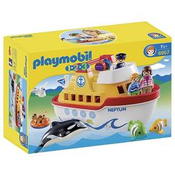 Playmobil 1.2.3 - mijn schip om mee te nemen - 6957