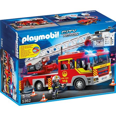 Playmobil City Action brandweer ladderwagen met licht en sirene - 5362