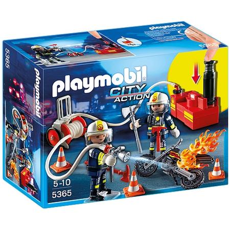 Playmobil City Action brandweermannen met brandslang 5365