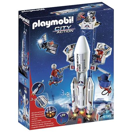 Playmobil City Action lanceerbasis met raket - 6195