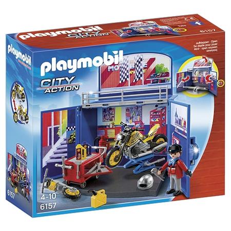Playmobil City Action speelbox motorwerkplaats - 6157