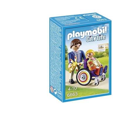 Playmobil City Life kind in rolstoel - 6663
