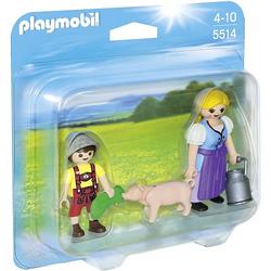 Playmobil Country duopak boerin en zoon - 5514