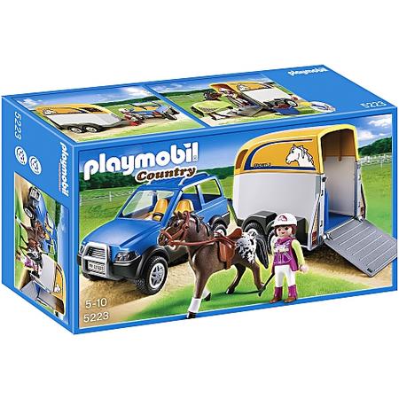Playmobil Country voertuig met paardenfamilie - 5223