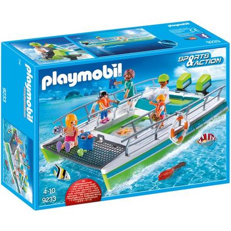 9233 Playmobil Glasboot met onderwatermotor