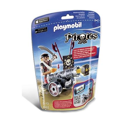 Playmobil Pirastes piraat met zwart kanon - 6165