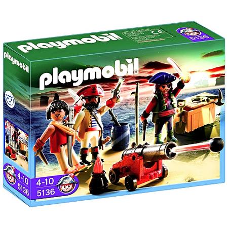 Playmobil Pirates piratenbende met wapenarsenaal 5136