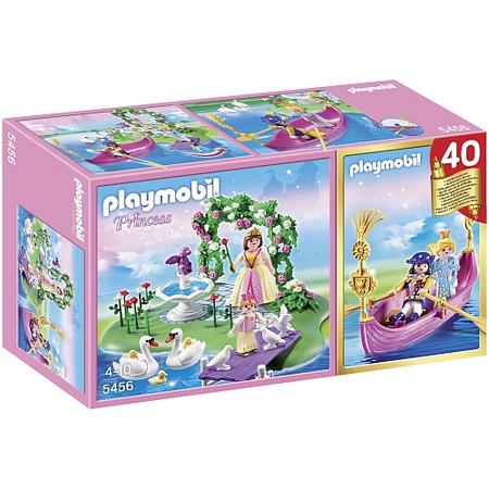 Playmobil Princess jubileum compact set prinsesseneiland met romantische gondel - 5456