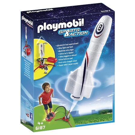 Playmobil Sports en Action raket met spring booster - 6187