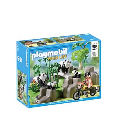 Playmobil Wild Life  wwf-pandas met verzorger - 5272