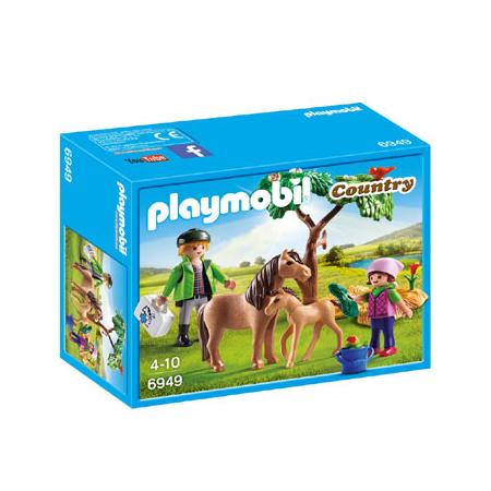 PLAYMOBIL Country dierenarts met ponys 6949