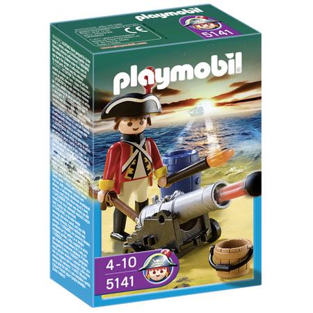 Playmobil 5141 Britse Officier Met Kanonnen