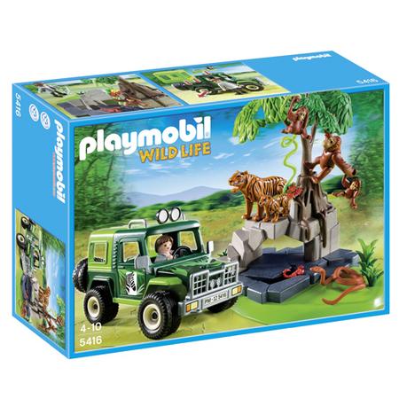 Playmobil 5416 Jungle Dieren, Onderzoeker En Auto