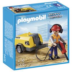 Playmobil City Action 5472 Werkman Met Drilboor