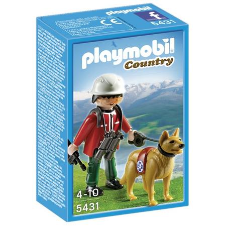 Playmobil Country Hulpverlener met reddingshond 5431