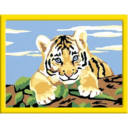 Ravensburger - schilderen op nummer, serie e - kleine tijger