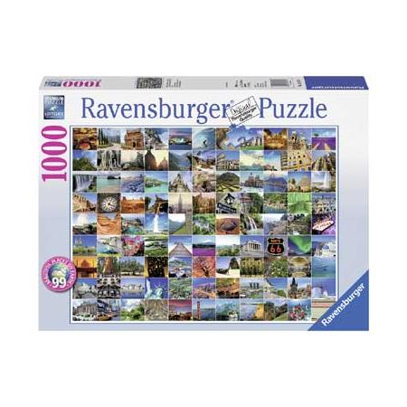 Ravensburger 99 Mooie plekken op aarde puzzel 1000 stukjes