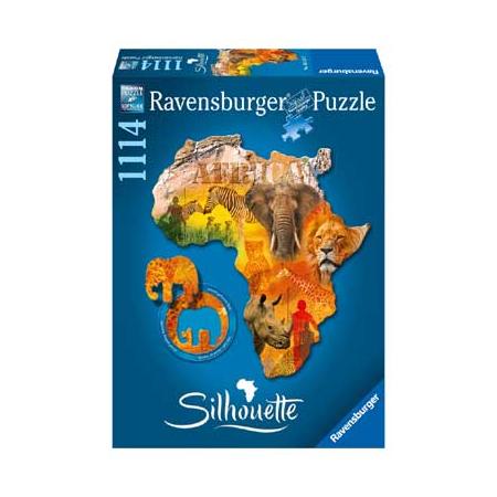 Ravensburger Silhouettepuzzel Afrika 1114 stukjes