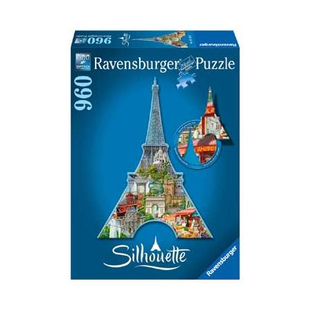 Ravensburger Silhouettepuzzel Eiffeltoren 960 stukjes