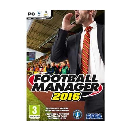 Football Manager 2016 voor PC DVD