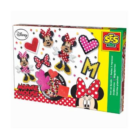 SES Disney Minnie Mouse strijkkralenset - 1800 kralen