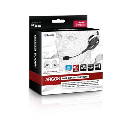 Speedlink ARGOS Bluetooth Backheadset Zwart PS3 - Accessoires