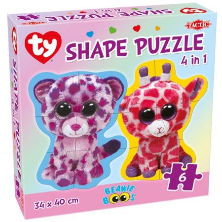 Ty Beanie Boo’s 35 Shape Puzzle 4 in 1 - 6 stukjes