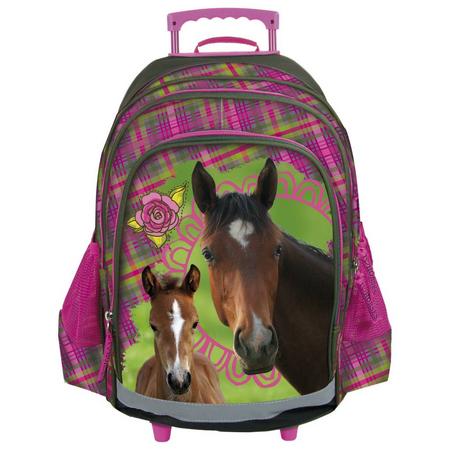 Animal Pictures Paarden - Trolley/Rugzak - 38 cm - Multi