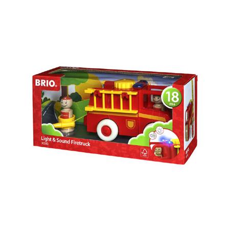 BRIO brandweerwagen met licht en geluid 30383