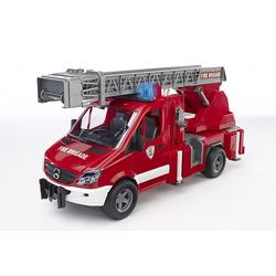   - mb sprinter brandweer met autoladder, met licht en geluid -   02532
