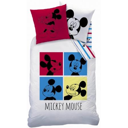 Disney Dekbedovertrek Mickey Mouse Photomotion 140x200/63x63cm multi