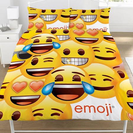 Emoji Dekbed Faces 200x200cm 2-persoons