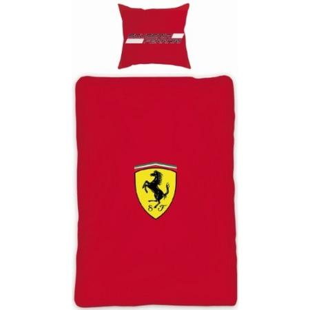 Ferrari logo dekbed rood