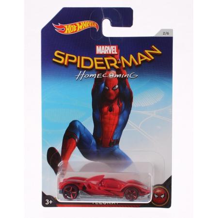 Hot Wheels Themed Car Spider Man Teegray 7 cm