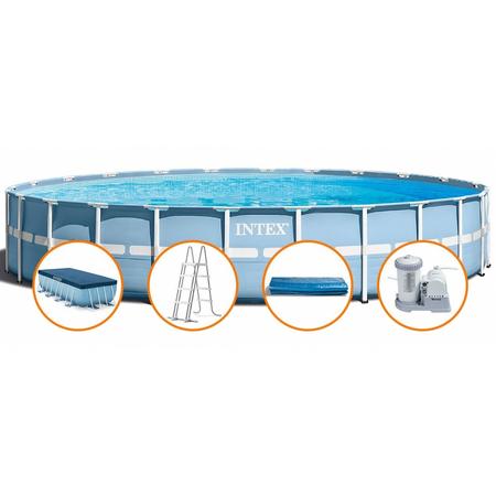 Intex Prism Frame opzetzwembad met accessoires 732 x 132 cm