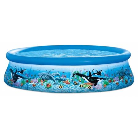 Intex opblaaszwembad Ocean Reef Easy Set 305 x 76 cm blauw