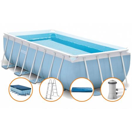 Intex opzetzwembad met accessoires 488 x 244 x 107 cm